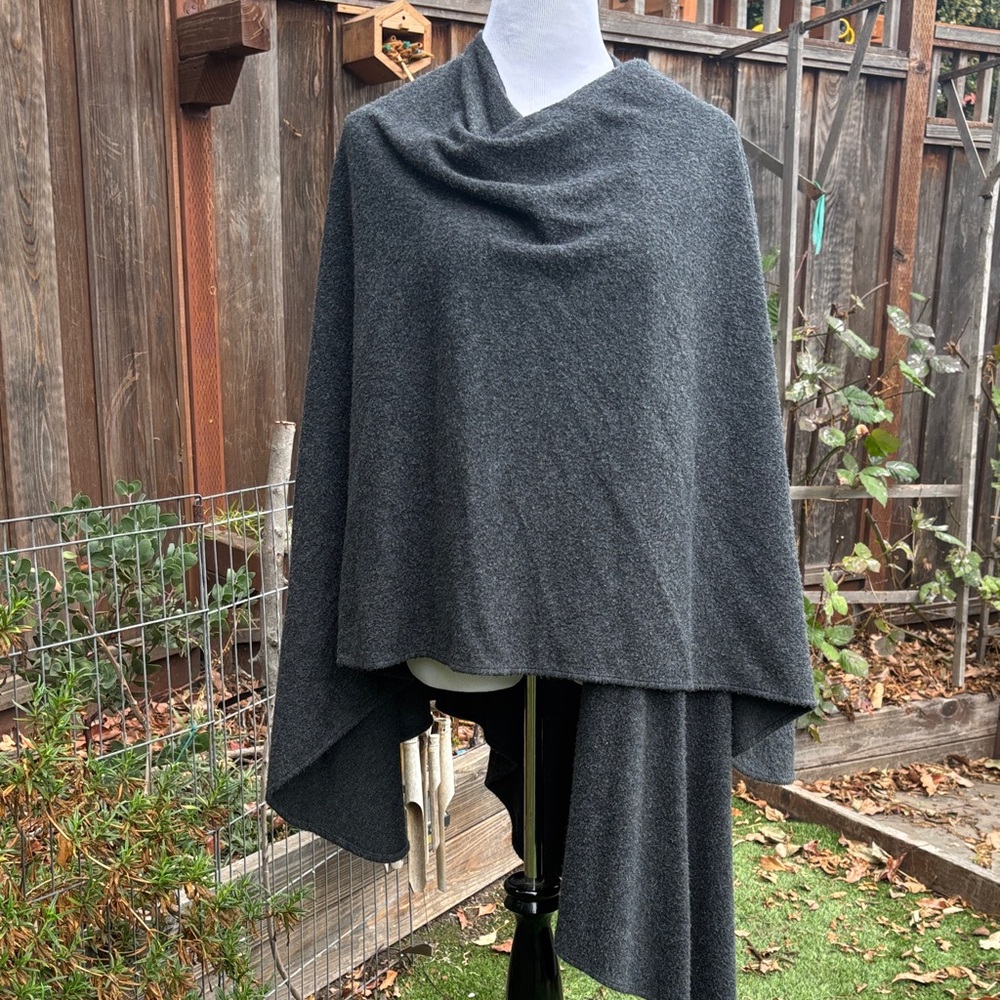 Gray Sweater Wrap